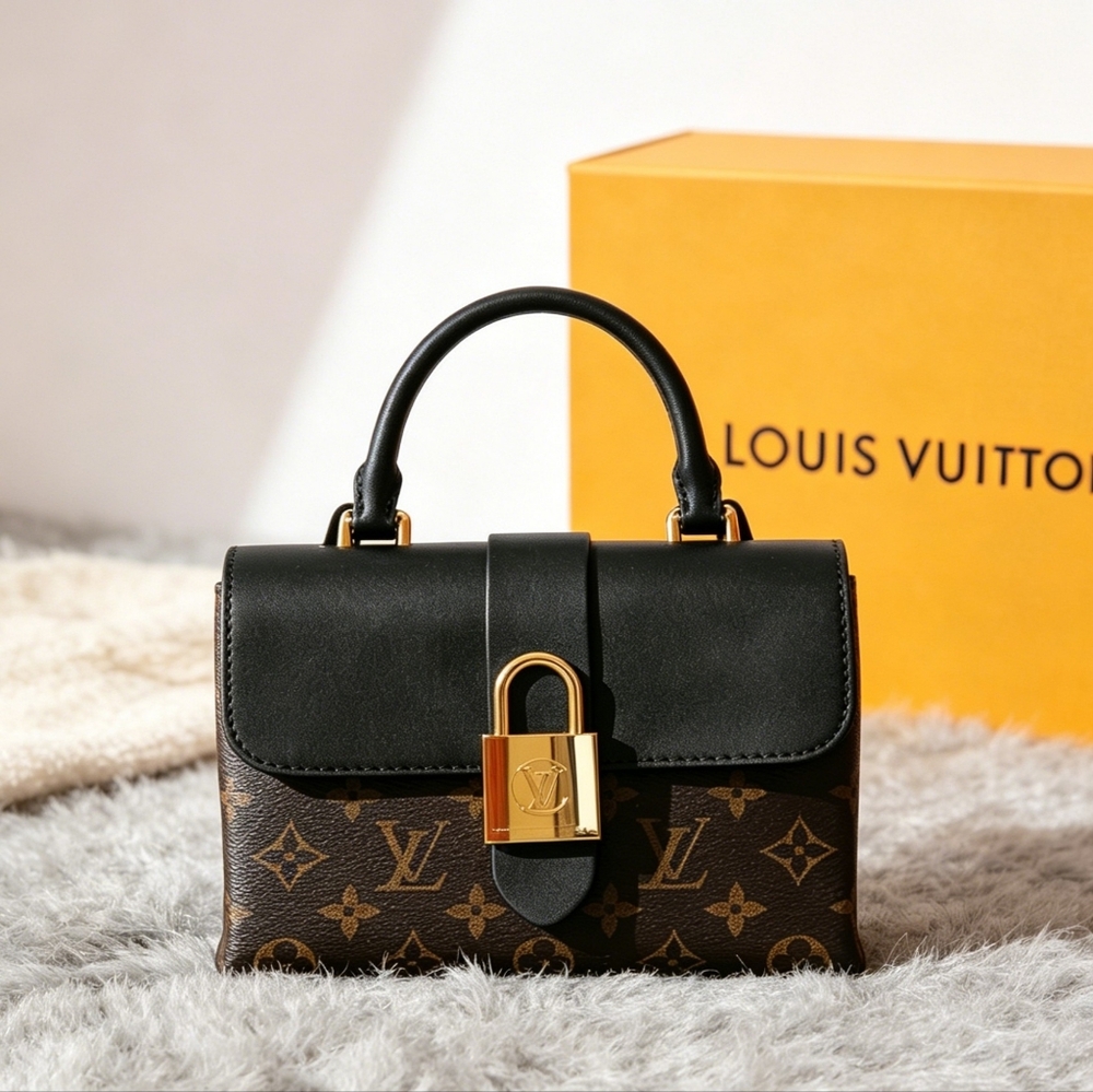 Louis Vuitton Locky BB Monogram Black Leather
